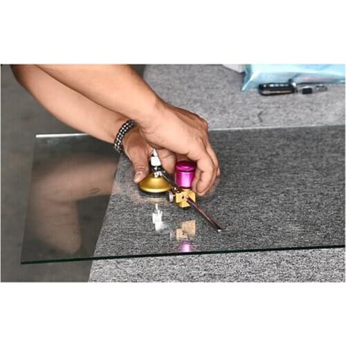 1 PC Glass Cutter 10cm roller type automatic Compasses With Suction Cup Circle Professional Cutting Tools