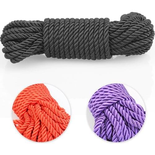 10M Nylon Shibari Strap Adult SM Restraint Games BDSM Bondage Rope Body to Tied Binding Binder Erotic Sex Toys for Couples