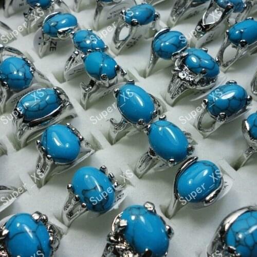 100Pcs Fashion Silver Plated Rings for Women Wholesale Bulk Lots Free Shipping RL301