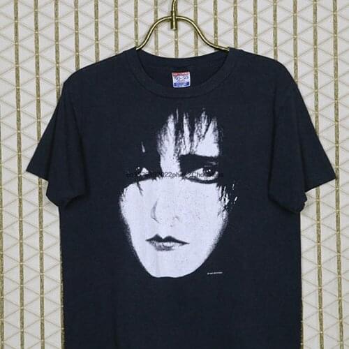 1988 Siouxsie & the Banshees shirt vintage rare black T shirt tee big print The Creatures Siouxsie Sioux ZED dated double sided