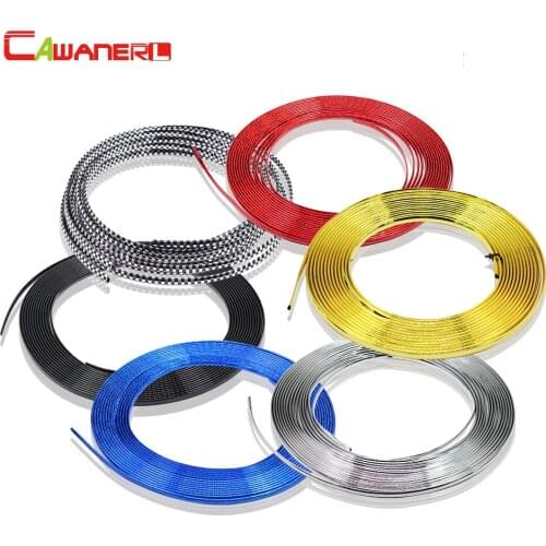Cawanerl Car Decorator Chrome Trim Decoration Strip Liner Car Styling For Lada Opel Renault Mazda Audi BMW Nissan Mercedes-Benz