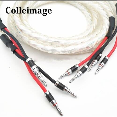 Hiend hifi Audio Banana Plug AMP Speaker Cable wire 3mm2 Banana Speaker Cable Wire