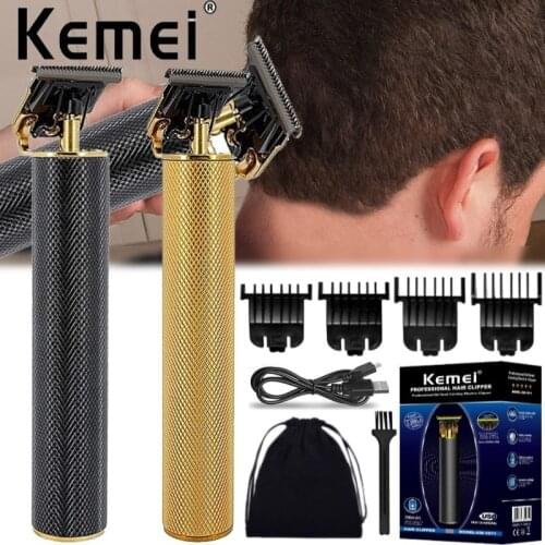 Kemei KM-1971 Baldheaded Hair Clipper 0mm Electric Hair Trimmer Rechargeable Cordless For Men Beard Trimmer Cutting Machine