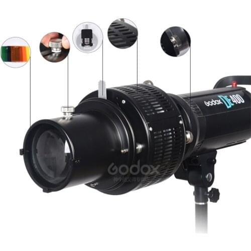 Bowens Mount Focalize Conical Snoots Photo Optical Condenser Art Special Effects Shaped Beam Light Cylinder For Godox SK400II