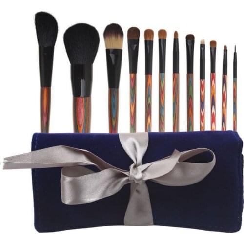 Professianal Brushes High-end animal hair make up brush kits High-end gift box Caimu boutique makeup brush set 12pcs