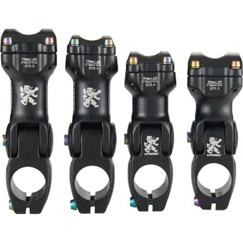 Adjustable Modification Raiser 31.8MM Bicycle Stem Mountain Bike Handlebar Raiser Stem 25.4MM Folding Bike Stem