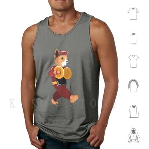 Cat Cymbals Tank Tops Vest 100% Cotton Cat Drummer Cymbal Metal Musical Instrument Gift Idea Concert Instrument Music