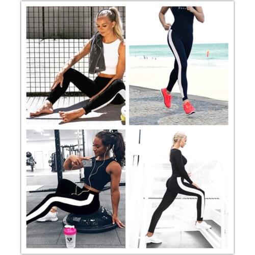 Women´s Sports Pants Yoga Pilates Fitness Leggings Running Gym Stretch Pants Trousers