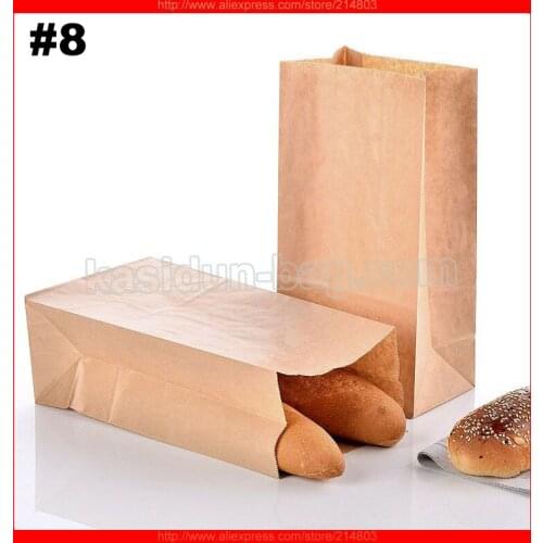 2000pcs/lot) size W15xH30xD10cm wholesale kraft paper french bread bag