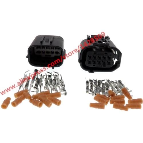 5 Sets 10 Pin 6189-1134 6188-0696 Sumitomo Distance Sensor Connector For Toyota 90980-12380 Waterproof Automotive Plug