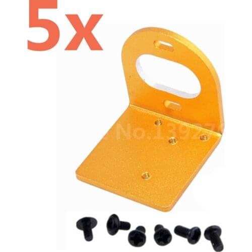 5 Pieces RC Car WLtoys Upgrade Parts Aluminum Alloy 380 390 Adjustable Motor Mount For 1/18 Models 4WD A949 A959 A969 A979 K929