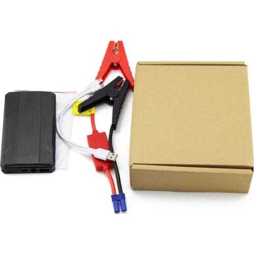 Car Starter Auto Emergency Booster Start Power Supply 12V Car Built-in Led Flashlight Indicator Car Battery Charger W91F