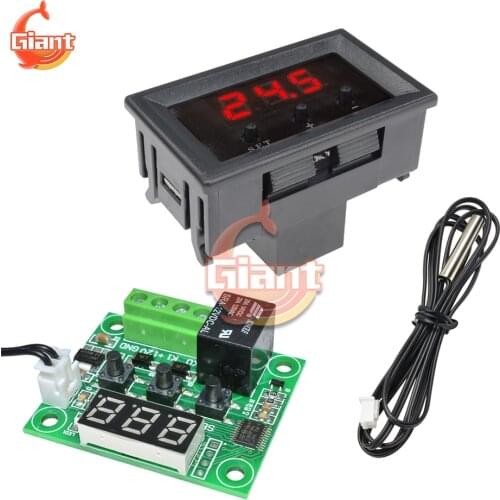 DC12V W1209 LED Digital Thermostat Thermo Regulator for Incubator Temperature Controller Temperature Meter Tester Module Board