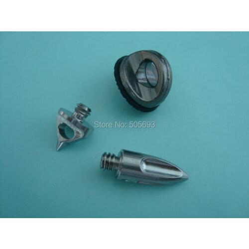 Free shipping Cnc 3 machining 304 stainless steel attack head matching with JETBeam/sunwayman flashlight