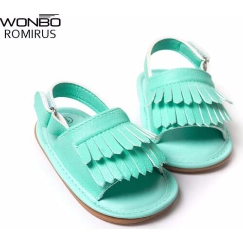 Baby moccasins stylish pu leather tassel tassel girls baby shoes Scarpe Neonata hook and loop outdoor shoes hard rubber bottom