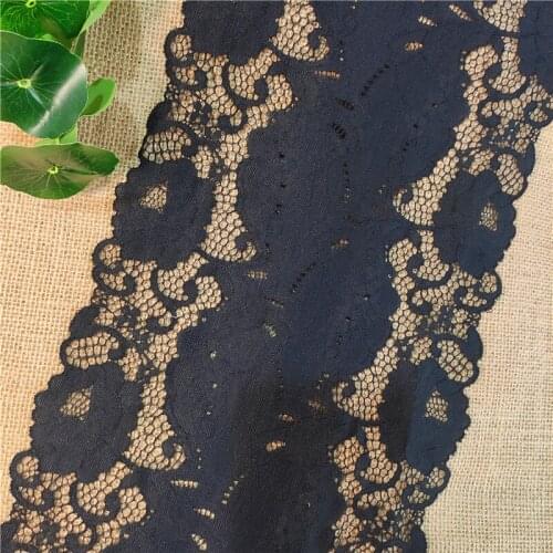 E3185 Black Wide 21cm Clothing Accessories Clothing Lace Decoration with DIY handmade material