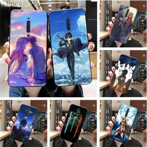 HUAGETOP Hot Sword Art Online SAO Anime Manga Painted Phone Case For Oppo A5 A9 2020 Reno2 z Renoace 3pro Realme5Pro