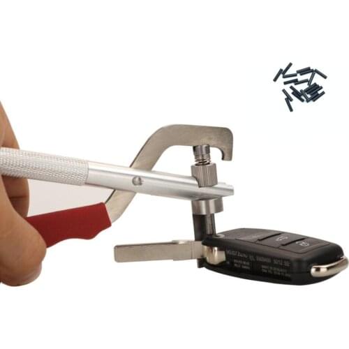 Flip Key Blade Pin Disassembling Tool Roll Pin Remove and Press Plier with Some 1.6mm Pins