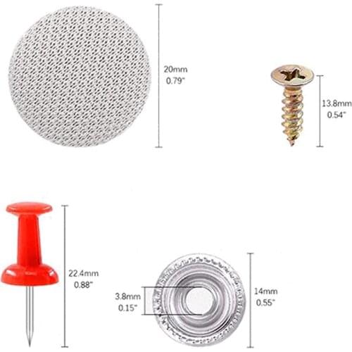 Auto Car Roof Headliner Repair Kit Roof Snap Fixing Rivets Interior Ceiling Cloth for Cars Caravans