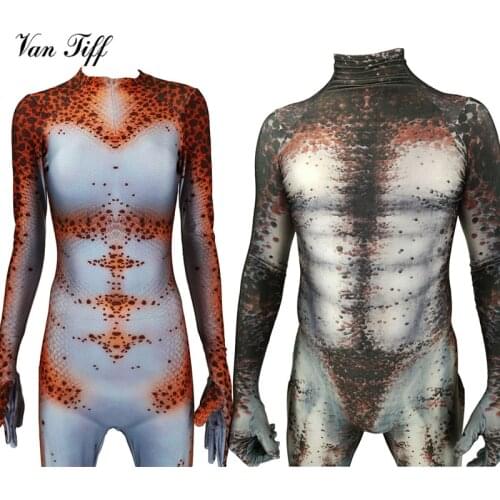 The Predator Cosplay Costumes Anime Adult Men Zentai Suit Lycra Spandex Bodysuit Women Halloween Costume For Kids Clothes