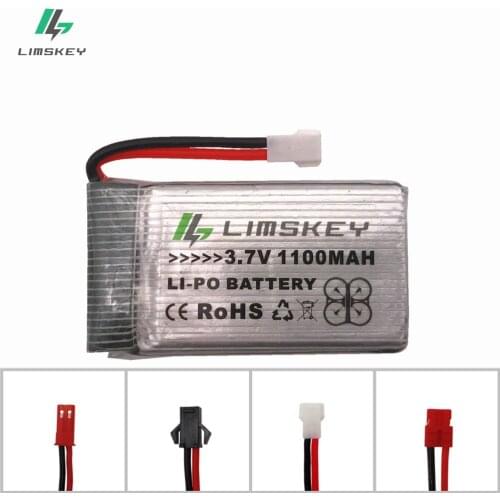 3.7V 1100mAH Lipo Battery For SYMA X5SC X5SW X5uw x5uc x5hw x5hc H11D H11C 3.7 V 1100 mAH 25C discharge SM/JST 903052
