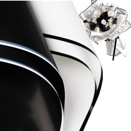 20pcs Fashion Korean Jelly Film Fower wrapping Matte Paper Flower Packing Bouquet Gift Wrapping DIY Waterproof Florist Materials