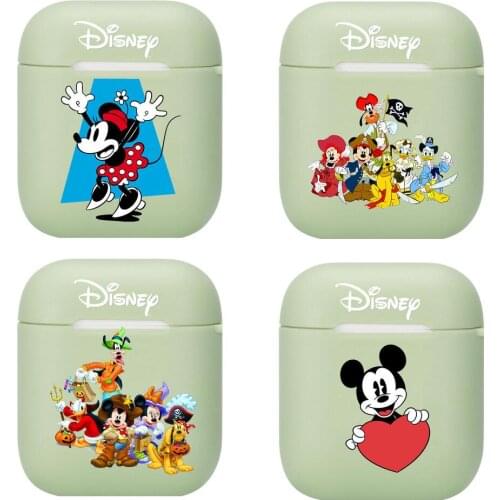 Disney Soft Silicone Cases For Apple Airpods 1/2 Protective Case Bluetooth Wireless Earphone Cover For Apple Air Pods