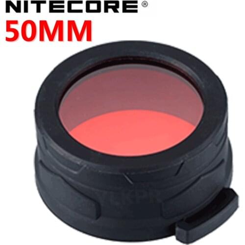Nitecore NFR50 NFG50 Multicolour Flashlight Filter 50mm Suitable for Torch with Head of 50MM