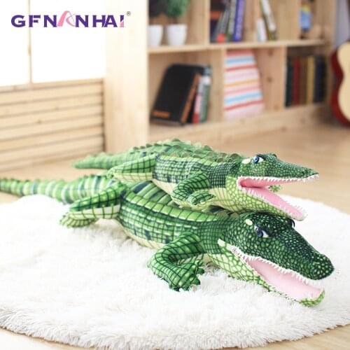1pc New 105/165cm cartoon lovely Crocodile plush toy lifelike Simulati Crocodile doll stuffed kids toys baby birthday gift
