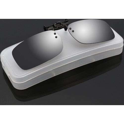 1pcs Polarized Clip on Sunglasses Men Women Near-Sighted Driving Night Eyewear UV400 Cycling Fishing Glasses Clip