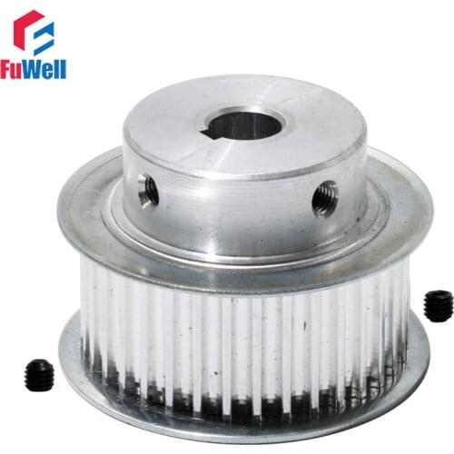 Timing Pulley HTD5M-38T Transmission Pulley 21mm Belt Width 10/14/15/20mm Bore Aluminum Alloy 38Teeth Gear Pulley With Keyway