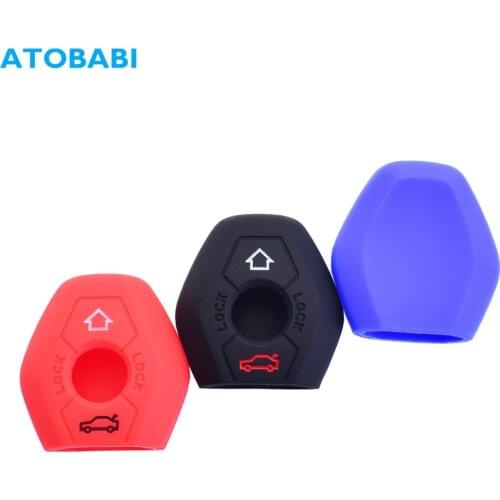 Silicone Car Key Cases Remote Control Fobs Protector Cover Skin Jacket For BMW X3 X5 Z3 Z4 3 5 7 SERIES E38 E39 E46 E83 M5 325i
