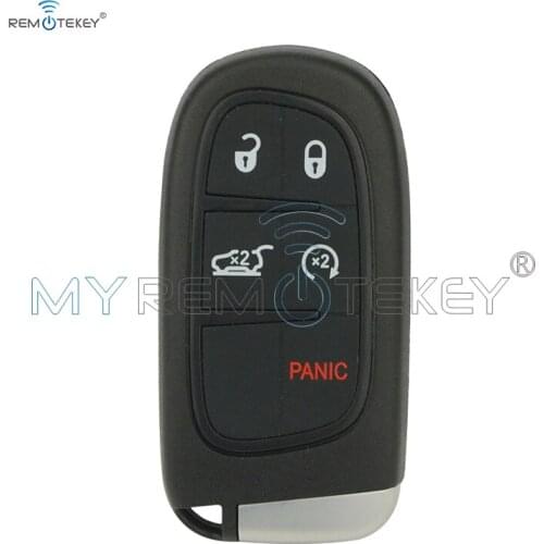Remtekey smart Key for Dodge chrysler JEEP Cherokee 2014 2015 2016 2017 5 Buttons 433MHz GQ4-54T Keyless Entry car remote key