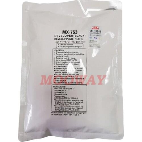 Compatible developer powder for Sharp MX-623 MX-623U MX-753 MX-753N 1050g