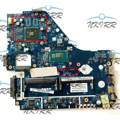 V5WE2 LA-9531P REV:1A NBMFP1100B I5-4200U 1GB Motherboard for Acer Aspire E1-572 E1-572G V5-561G Travelmate P255 P455-M Z5WC2