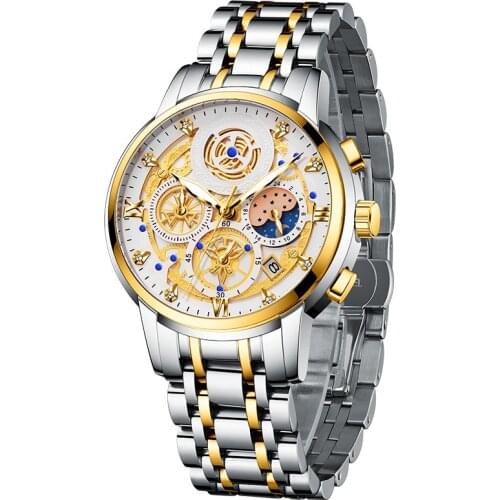 VFSKN Mens Stainless Steel Watch