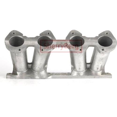 Sherryberg Inlet manifold SAAB 99-900 For twin Weber 45 DCOE EMPI Dellorto 45DHLA intake