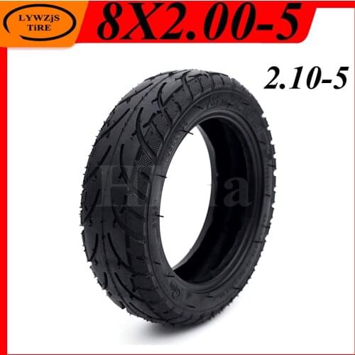 High Quality 8x2.00-5 Tubeless Tire for Electric Scooter Universal 2.10-5 Vacuum Wear Resistant Tyre