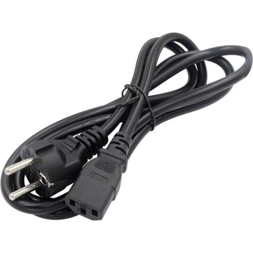 High quality EU Power mains Cable European plug Germany, France to IEC C13 Power Cord 1.8M IEC C13 AC EU Plug to IEC Kettle C13