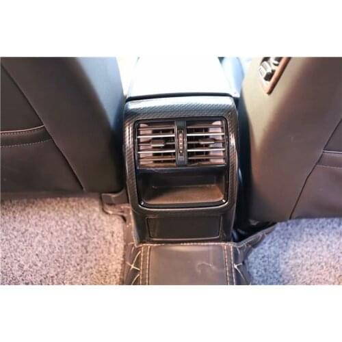 Rear armrest box anti-kick patch decorative car shape Rear air outlet sequin car Accessories For volkswagen Passat B8 2016-2019