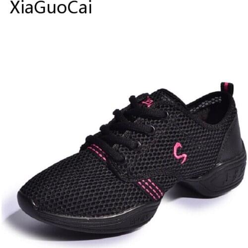 Women Dance Shoes Autumn Breathable High Quality Women Fashion shoes Increasing Height Rubber Mesh Shoes x721