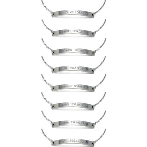 Kpop Bangtan boys members bracelet simple fashion gift collection for fans kpop Bracelet kpop bangtan boys new arrivals