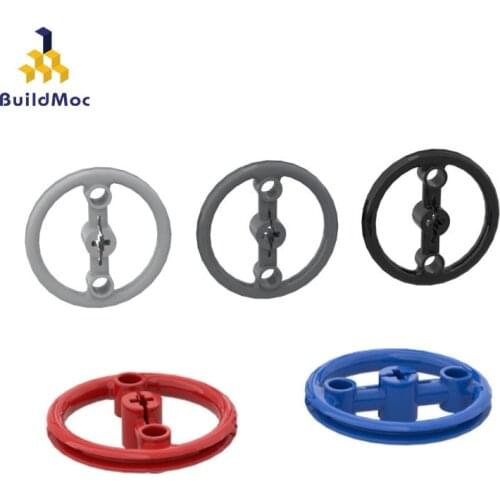 BuildMOC Compatible Assembles Particles 3736 Technology Circle Building Blocks Parts DIY LOGO Educat