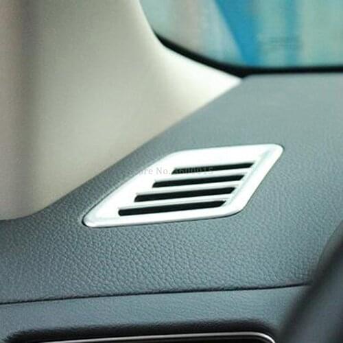 For Nissan Tiida Pulsar C13 2014 2015 2016 ABS Matte Air Condition Vent Outlet Cover Molding Trim Inner Accessories Car styling