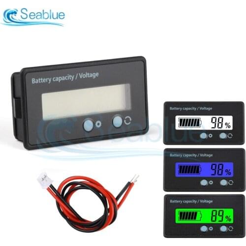 2021 Hot New GY-6S 8-70V LCD Acid Lead Lithium Battery Capacity Indicator Voltmeter Voltage Tester