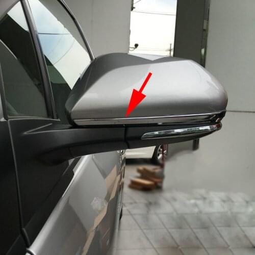 Car Styling Rear View Side Mirror Cover For 2016-2020 2021 Toyota Prius Prime PHV Chrome Decoration Trim