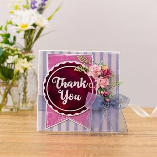 "thank You" "happy Birthday" Metal Hot Foil Plate for Diy Scrapbooking Photo Album Embossing Paper Cards Making Crafts