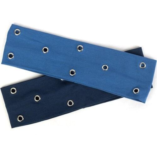 Casual Women Novelty Hairband Hollow Ring Hairband For Girls Female Cotton Elastic Headband Handmade Turban Hair Accessories