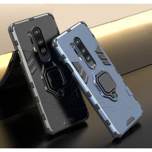 Shockproof Armor Case for OnePlus 6T 7 7T 8 8T 9 Pro 9R 1+ Nord N10 N200 CE 5G N100 Car Magnetic Ring Stand Phone Back Cover