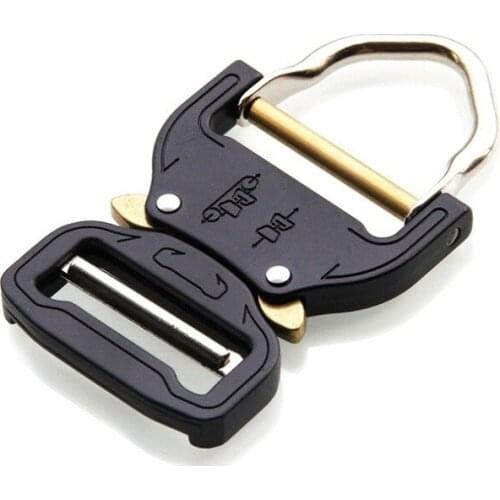 IWOWN 39mm Alloy Quick Side Release Buckle Mens Outdoor Tactical Belt Buckles Head DIY Clothes Webbing Strap Outdoors Accessory